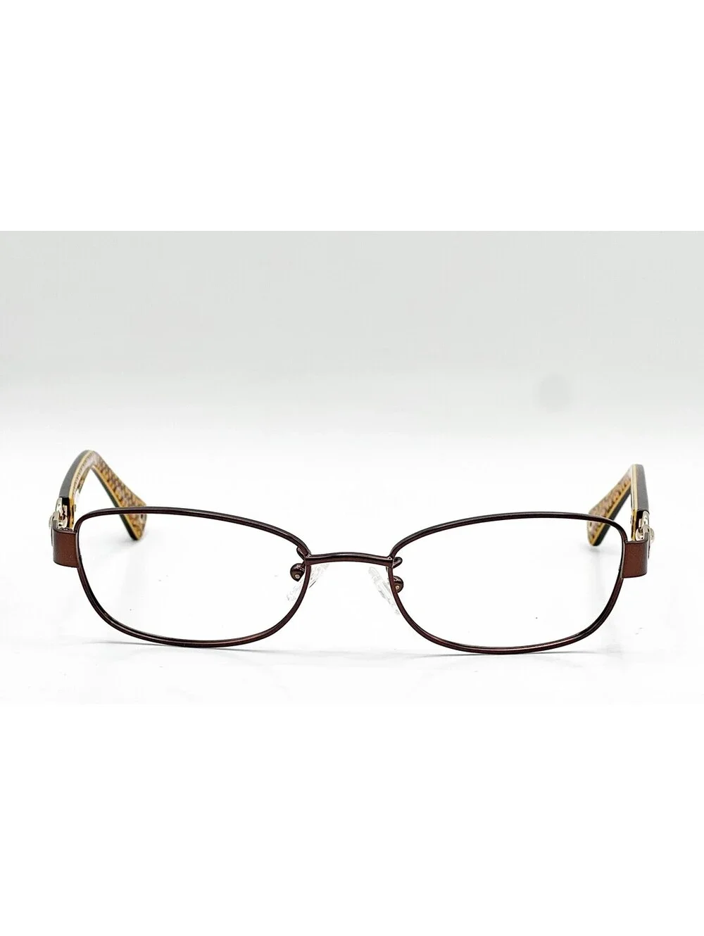 Coach HC 5054 9187 Satin Brown Tortoise Gold Authentic Eyeglass Frames 51-17